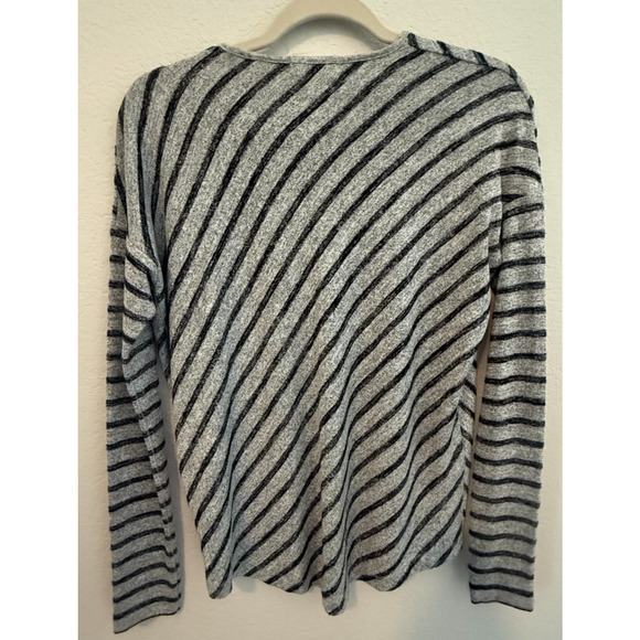 Rag & Bone Striped Hudson V-Neck Long Sleeve Top/Sweater Size XS MSRP $155 - Picture 4 of 6